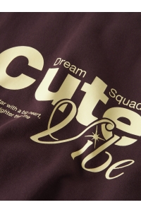 Name It NKFROLOUI LS RLX SH SWEAT WH BRU catawba grape