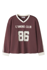 Name It NKFNANCY LS RLX TOP wild ginger