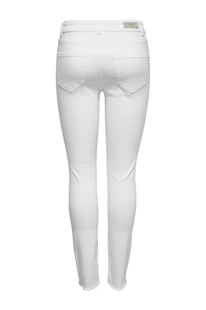 ONLY ONLBLUSH MID SK ANK RAW REA0730NOOS white