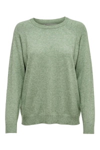 ONLY onlLESLY KINGS L/S PULLOVER KNT NOO: beige/w. melange