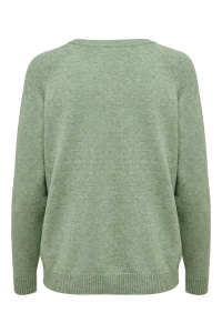 ONLY onlLESLY KINGS L/S PULLOVER KNT NOO: beige/w. melange