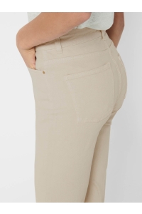 ONLY ONLEMILY  LIFE HW ST RAW CRPANK COL: ecru