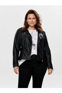 carmakoma CAREMMY FAUX LEATHER BIKER NOOS black