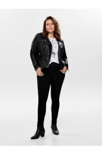 carmakoma CAREMMY FAUX LEATHER BIKER NOOS black