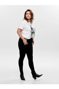 carmakoma CARAUGUSTA HW SKINNY JEANS BLACK NO: black