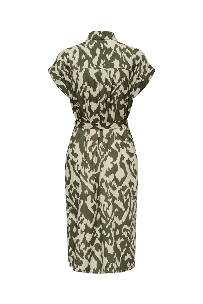 ONLY ONLHANNOVER S/S SHIRT DRESS NOOS WV: tarmac/pumice stone graphic