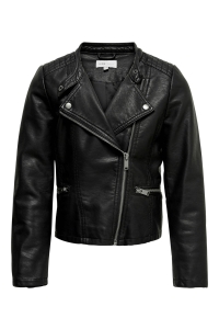 kids only KONFREYA FAUX LEATHER BIKER OTW NOO: black