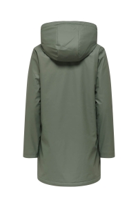 ONLY ONLSALLY RAINCOAT OTW NOOS castor gray/white teddy