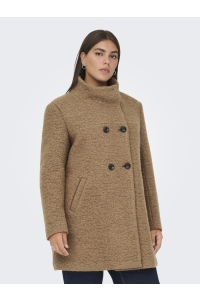 carmakoma CARNEWSOPHIA WOOL COAT CC OTW cocoa cr*me/melange