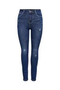 ONLY ONLMILA LIFE HW SK ANK  BJ374 NOOS dark blue denim