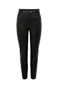 ONLY ONLEMILY HW ST ANK FAUX LEATHER PNT: black