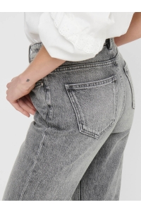 ONLY ONLEMILY LIFE HW ST RW CP AK NAS027: grey denim