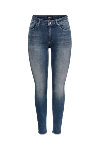 ONLY ONLBLUSH LIFE MID SK ANK  RW REA422: special blue grey denim