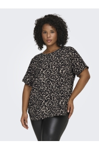 carmakoma CARVICA SS AOP TOP NOOS pumice stone/leo aop