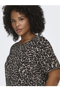 carmakoma CARVICA SS AOP TOP NOOS pumice stone/leo aop