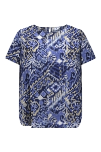 carmakoma CARVICA SS AOP TOP NOOS amparo blue/cool indie