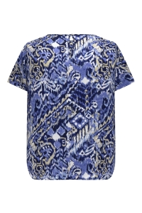 carmakoma CARVICA SS AOP TOP NOOS amparo blue/cool indie
