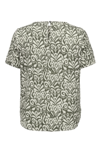 carmakoma CARVICA SS AOP TOP NOOS tarmac/kaja graphic