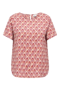 carmakoma CARVICA SS AOP TOP NOOS equestrian red/warm tiles