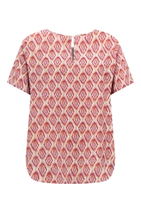 carmakoma CARVICA SS AOP TOP NOOS equestrian red/warm tiles