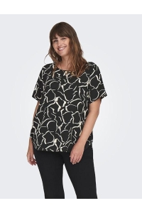 Carmakoma CARVICA SS AOP TOP NOOS black/rebel graphic