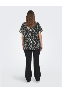 Carmakoma CARVICA SS AOP TOP NOOS black/rebel graphic