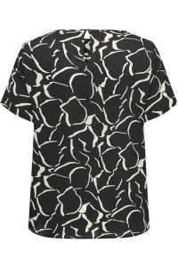 Carmakoma CARVICA SS AOP TOP NOOS black/rebel graphic