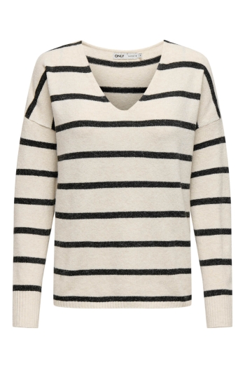 ONLY ONLRICA LIFE L/S V-NECK PULLO KNT N: