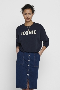 ONLY ONLEDITH LIFE L/S O-NECK SWT night sky/iconic