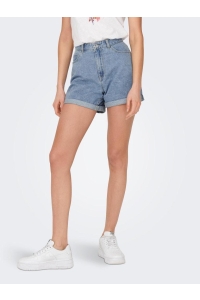 ONLY ONLVEGA HW MOM DNM SHORTS NOOS light blue denim