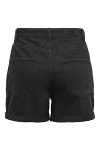 ONLY ONLVEGA HW MOM DNM SHORTS NOOS black denim