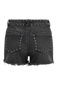 ONLY ONLPACY HW STUDDED DNM SHORTS BJ black denim