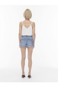 ONLY ONLPACY HW STUDDED DNM SHORTS BJ medium blue denim