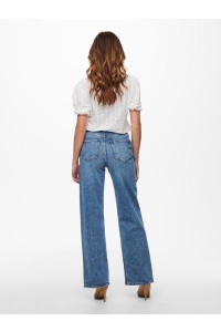 ONLY ONLJUICY HW WIDE LEG REA365  NOOS medium blue denim/nas365