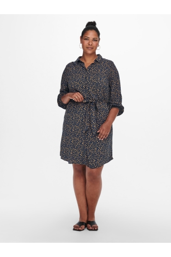 Carmakoma CARLOLLIEMMA LS SHIRT KNEE DRESS