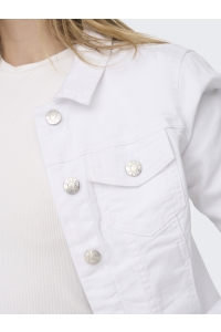 ONLY ONLWONDER DNM JACKET NOOS white