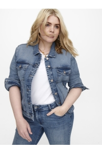 carmakoma CARWESPA LS JACKET LIGHT BLUE DNM N: light blue denim