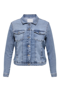 carmakoma CARWESPA LS JACKET LIGHT BLUE DNM N: light blue denim