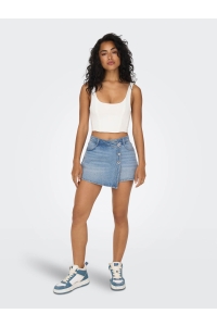 ONLY ONLLESLY REG LB DNM SKORT BJ NOOS light blue denim