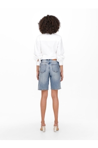 ONLY ONLSONNY HW WIDE DNM SHORTS NOOS light blue denim