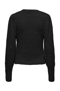 ONLY ONLROSETTE LS CARDIGAN CS KNT black/dtm glitter/dtm button w.