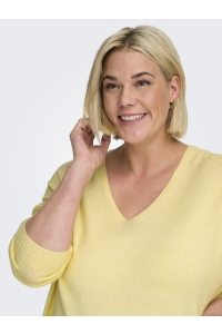 carmakoma CARMARGARETA LS PULLOVER KNT NOOS sunlight/melange