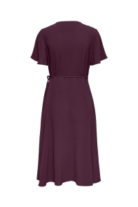 ONLY ONLCALI LIFE S/S WRAP DRESS WVN NOO: fig