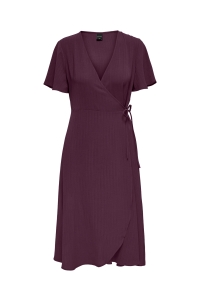 ONLY ONLCALI LIFE S/S WRAP DRESS WVN NOO: fig