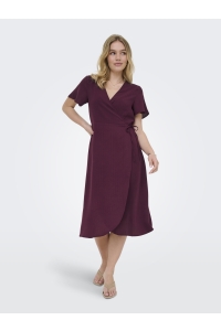 ONLY ONLCALI LIFE S/S WRAP DRESS WVN NOO: fig