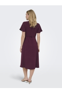 ONLY ONLCALI LIFE S/S WRAP DRESS WVN NOO: fig