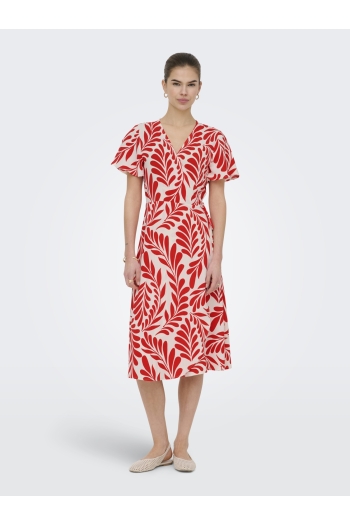 ONLY ONLCALI LIFE S/S WRAP DRESS WVN NOO: