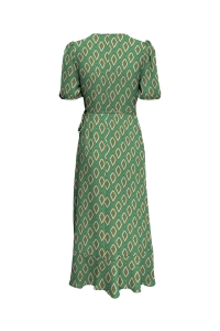 ONLY ONLLEA S/S WRAP MIDI DRESS CS PTM greenlake/graphic glam