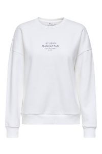 ONLY ONLZENJA BOXY L/S BOX SWT cloud dancer/midtown