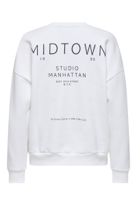 ONLY ONLZENJA BOXY L/S BOX SWT cloud dancer/midtown